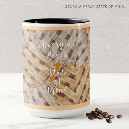 Georgia Peach Pie Mug Tasse