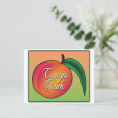 Georgia Peach Postkarte (Stehend Vorderseite)