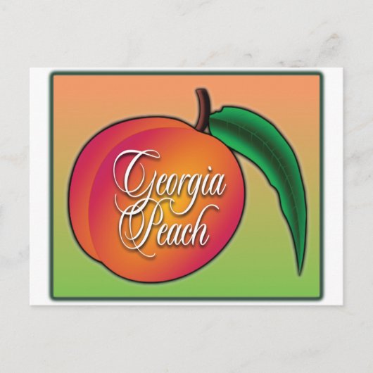 Georgia Peach Postkarte (Vorderseite)