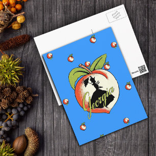 Georgia Peach Postkarte