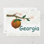 Georgia Peach Postkarte (Vorne/Hinten)