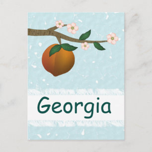Georgia Peach Postkarte