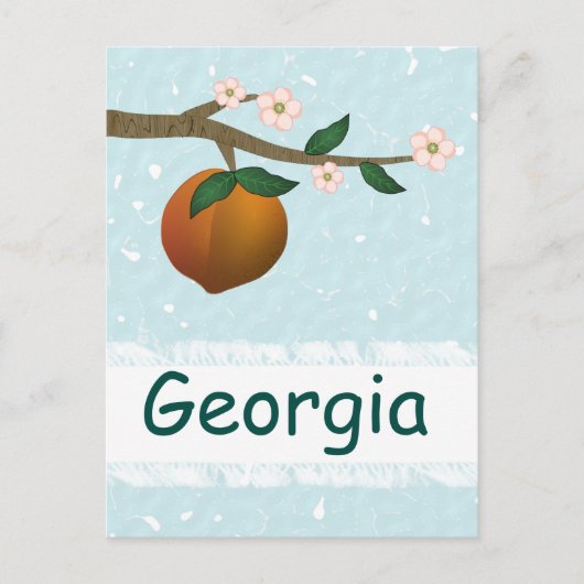 Georgia Peach Postkarte (Vorderseite)