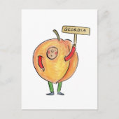 Georgia Peach Postkarte (Vorderseite)