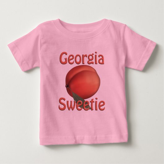 Georgia Peach Säugling T - Shirt (Vorderseite)