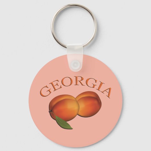 Georgia Peach Schlüsselanhänger (Vorderseite)