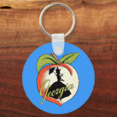 Georgia Peach Schlüsselanhänger (Vorderseite)