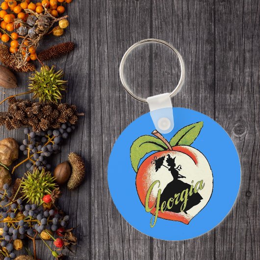 Georgia Peach Schlüsselanhänger