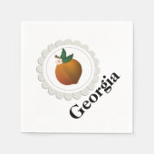 Georgia Peach Serviette (Vorderseite)