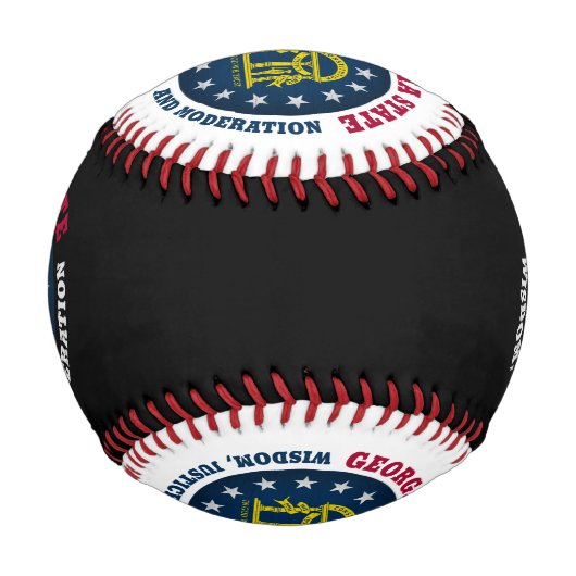 GEORGIA PEACH STAAT FLAG BASEBALL (Vorderseite)