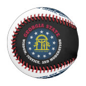 GEORGIA PEACH STAAT FLAG BASEBALL (Vorderseite Links)