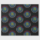 GEORGIA PEACH STAAT FLAG GESCHENKPAPIER (Flach)