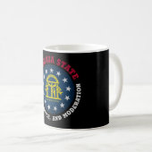 GEORGIA PEACH STAAT FLAG KAFFEETASSE (VorderseiteRechts)