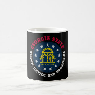 GEORGIA PEACH STAAT FLAG KAFFEETASSE