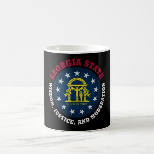GEORGIA PEACH STAAT FLAG KAFFEETASSE (Mittel)