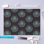 GEORGIA PEACH STAAT FLAG SEIDENPAPIER (Handwerk)