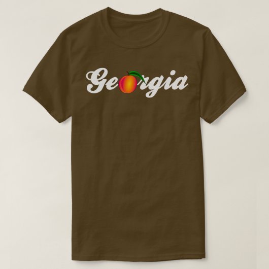 Georgia Peach Staat T-Shirt (Design vorne)