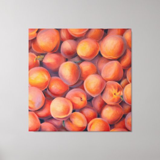 Georgia Peaches - Canvas Print Leinwanddruck (Vorderseite)