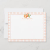 Georgia Peaches Personal Stationery Mitteilungskarte (Vorderseite)