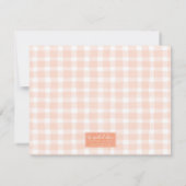 Georgia Peaches Personal Stationery Mitteilungskarte (Rückseite)