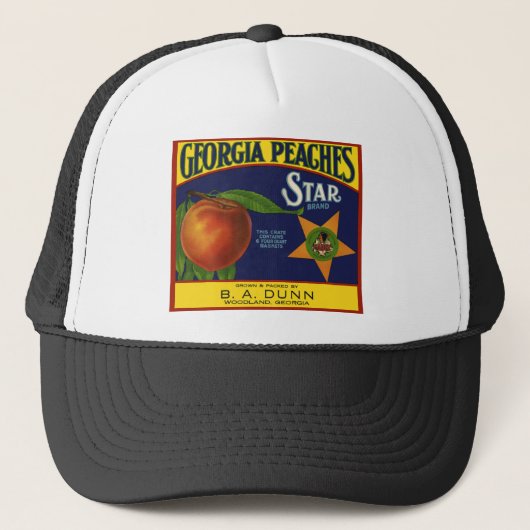 Georgia Peaches Truckerkappe (Vorderseite)