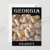 Georgia Peanut Postkarte (Vorne/Hinten)