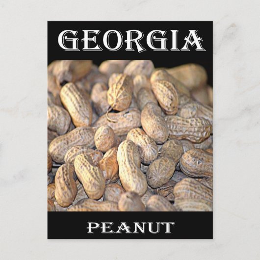 Georgia Peanut Postkarte (Vorderseite)
