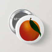 Georgia-Pfirsich/Aprikosen-Frucht-Button Button (Vorne & Hinten)