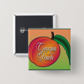 Georgia-Pfirsich Button (Vorne & Hinten)