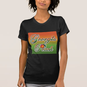 Georgia-Pfirsich - Cursive T-Shirt