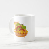 Georgia Pfirsich Kaffeetasse (Vorderseite Links)