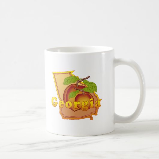 Georgia Pfirsich Kaffeetasse (Rechts)