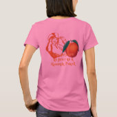 Georgia-Pfirsich T-Shirt (Rückseite)