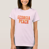 Georgia-Pfirsich-T - Shirt (Vorderseite)
