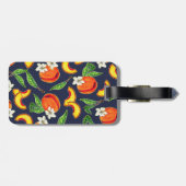 Georgia-Pfirsich-u. der Pfirsich-Blüten-| Gepäckanhänger (Rückseite horizontal)