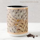Georgia-Pfirsichkuchen-Tasse Tasse
