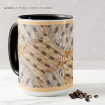 Georgia-Pfirsichkuchen-Tasse