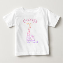 Georgia Pink Dinosaur zu personalisieren