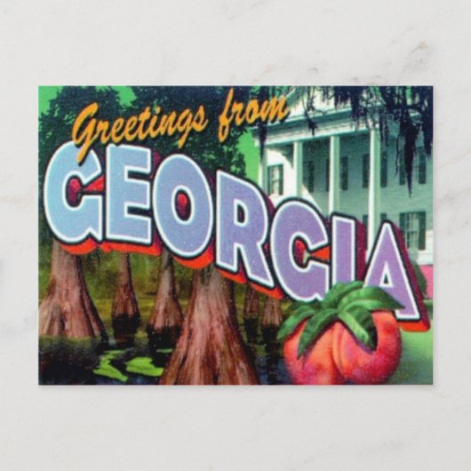 Georgia Postcard Postkarte (Vorderseite)