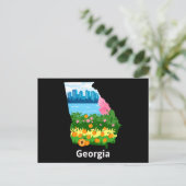 Georgia Postcard Postkarte (Stehend Vorderseite)