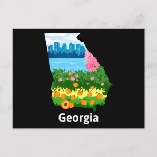 Georgia Postcard Postkarte