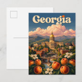 Georgia Postkarte (Vorne/Hinten)