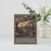 Georgia | Postkarte Gothic Art (Stehend Vorderseite)