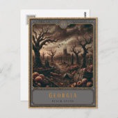 Georgia | Postkarte Gothic Art (Vorne/Hinten)