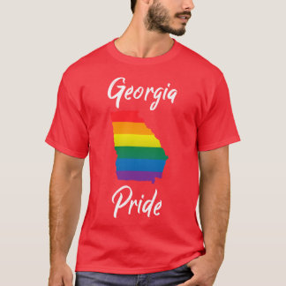 Georgia Pride LGBT Gay Lesbian Bisexual Gift T-Shirt