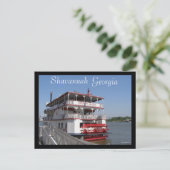 Georgia Queen Postkarte (Stehend Vorderseite)