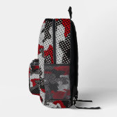 Georgia Red & Black Bulldog Spirit Camo Bedruckter Rucksack (Rechts)