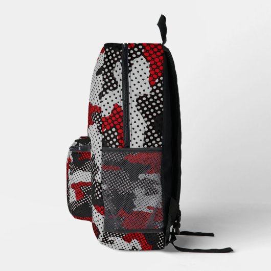 Georgia Red & Black Bulldog Spirit Camo Bedruckter Rucksack (Rechts)