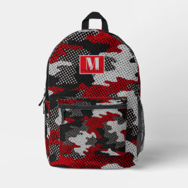 Georgia Red & Black Bulldog Spirit Camo Bedruckter Rucksack