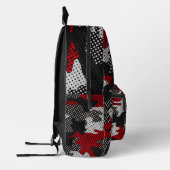 Georgia Red & Black Bulldog Spirit Camo Bedruckter Rucksack (Links)
